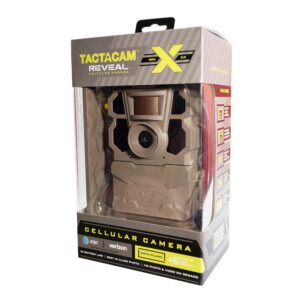 TACTACAM Reveal X Gen 2.0 LTE Cellular Trail Camera AT&T and Verizon, HD Video, HD Photo, Low Glow IR LED Flash (TA-TC-XG2) for Hunting, Security, Surveillance Gen 2