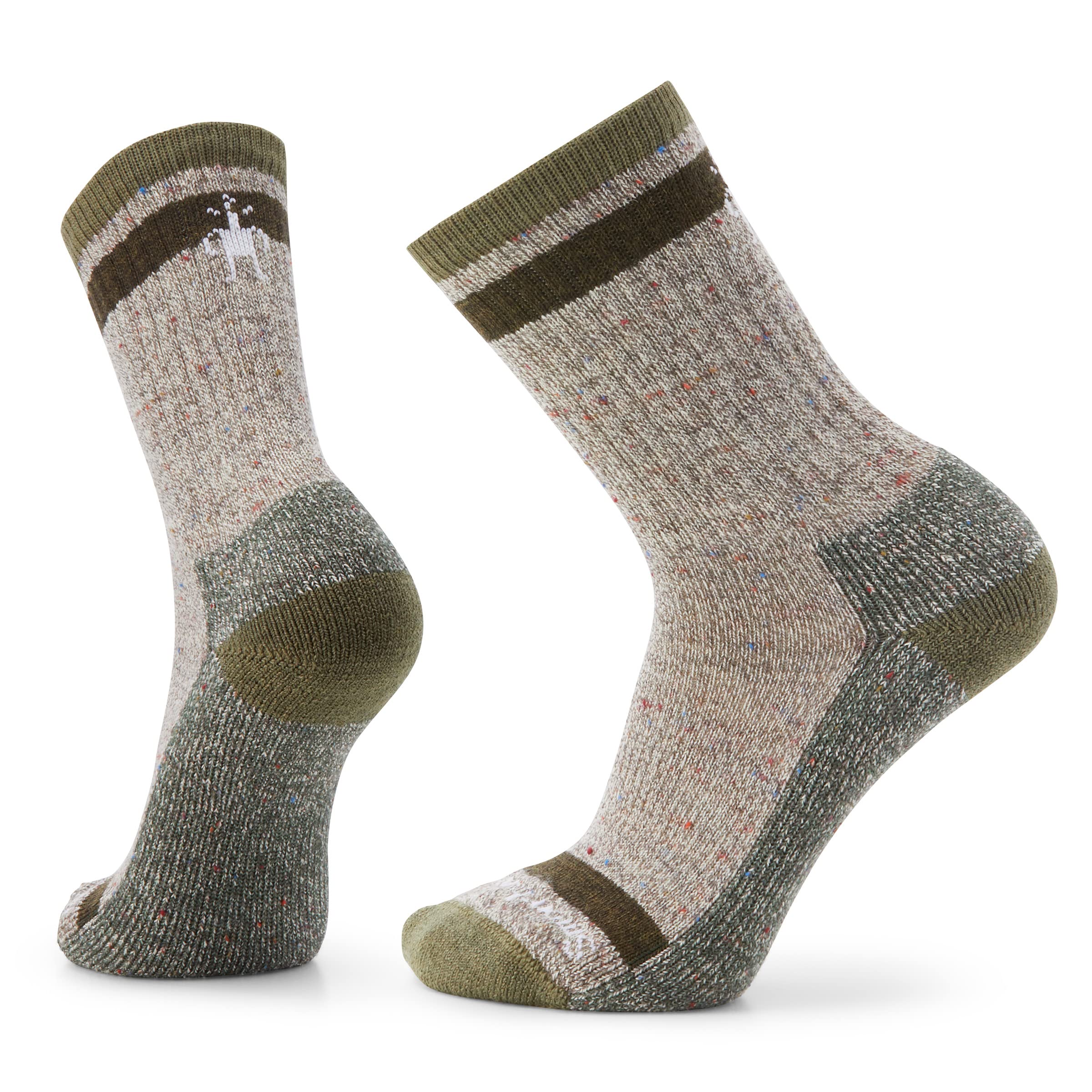 Smartwool Everyday Light Cushion Merino Wool Larimer Crew Socks for Men and Women, Winter Moss, X-Large