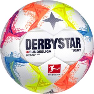 Derbystar Brillant APS Bundesliga 22/23 Official Match Soccer Ball, Multicolor, Size 5