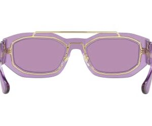 Versace Unisex Sunglasses Violet Frame, Violet Lenses, 51MM