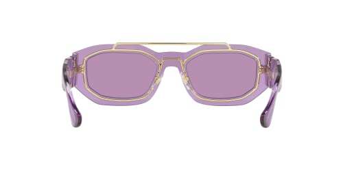 Versace Unisex Sunglasses Violet Frame, Violet Lenses, 51MM