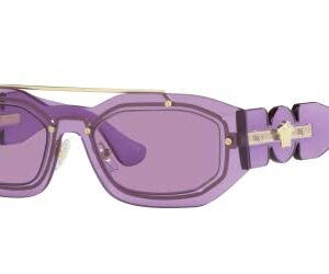 Versace Unisex Sunglasses Violet Frame, Violet Lenses, 51MM