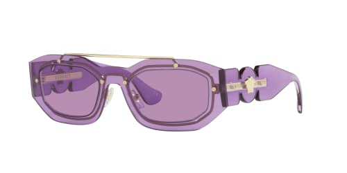 Versace Unisex Sunglasses Violet Frame, Violet Lenses, 51MM