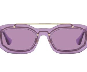 Versace Unisex Sunglasses Violet Frame, Violet Lenses, 51MM