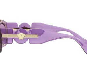 Versace Unisex Sunglasses Violet Frame, Violet Lenses, 51MM