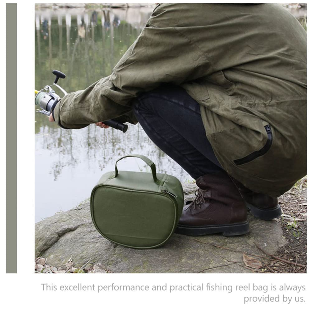 BESPORTBLE Reel Storage Pouch Fishing Bag Organizer Outdoor Pearl Cotton Fishing Reel Storage