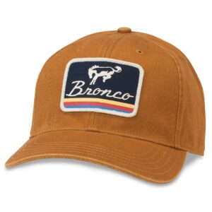 AMERICAN NEEDLE Ford Bronco Hepcat Adjustable Buckle Strap Baseball Dad Hat (43870A-BRONCO-LHAZ)