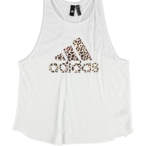 adidas Women's Badge of Sport Leopard Tank Top (as1, Alpha, m, Regular, Regular, Medium)