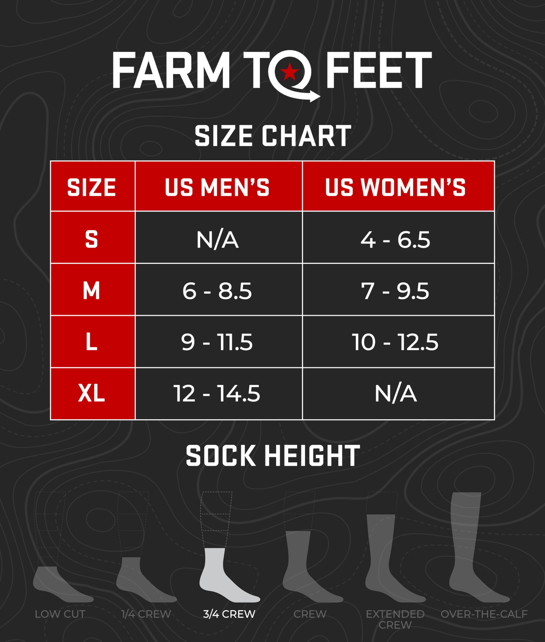 Farm to Feet Silver City Lightweight 3/4 Technical Hike Crew Merino Wool Socks (Large, Breen)