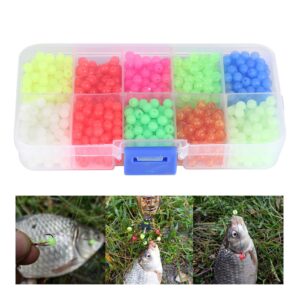 Plastic Assorted Round Float Glow Beads Fishing Bait Eggs Tackle Lures Tools Accessory For Outdoor Fishing,1000pcs/Box Fishing Beads, 1000pcs/Box Fishing Beads, Plastic Assorted Round Glow Fishi