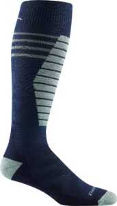 darn tough (8007) men's edge snow sock - (midnight, medium)