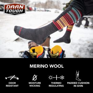 Darn Tough (8007) Men's Edge Snow Sock - (Midnight, Medium)