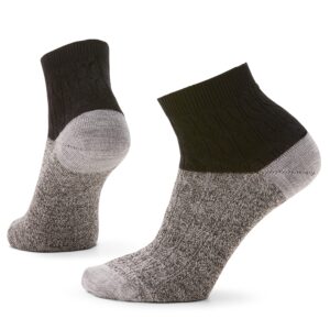 smartwool everyday zero cushion merino wool cable ankle socks for men and women