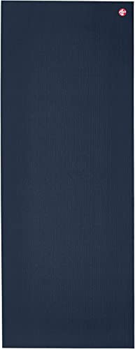 Manduka PRO Lite Long & Wide Yoga Mat - Lightweight For Women and Men, Non Slip, Cushion for Joint Support and Stability, 4.7mm Thick, 79in x 30in (200cm x 132cm), Midnight Blue