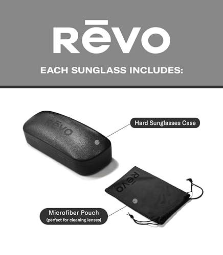 Revo Sunglasses x Kendall Toole: Polarized Lens with Eco-Friendly Pantoscopic Frame, Bolt, Tortoise Frame with Graphite Lens