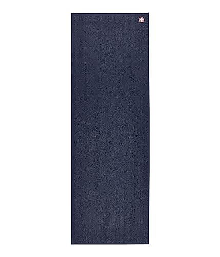 Manduka PRO Lite Long & Wide Yoga Mat - Lightweight For Women and Men, Non Slip, Cushion for Joint Support and Stability, 4.7mm Thick, 79in x 30in (200cm x 132cm), Midnight Blue