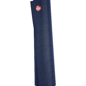 Manduka PRO Lite Long & Wide Yoga Mat - Lightweight For Women and Men, Non Slip, Cushion for Joint Support and Stability, 4.7mm Thick, 79in x 30in (200cm x 132cm), Midnight Blue