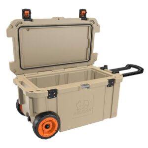 Pelican Elite 65 Quart Cooler with Wheels (Tan)