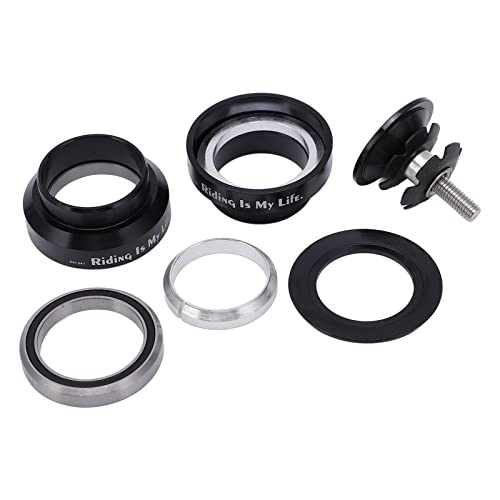 Road Bike Headset Bearings, Mountain Bike Headset Flexible Rotation Aluminum Alloy Material for 34mm Frame