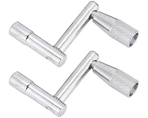 Set of 2 Silverline Speed Drum Keys - Continuous Motion Z-Type Speed Drum Key Set