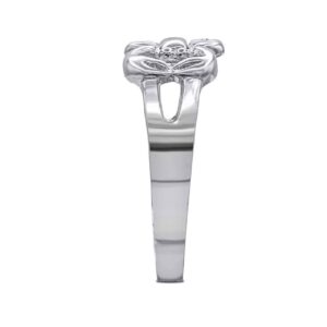 Claddagh Gold Polished .925 Sterling Silver Women's Statement Scorpio Zodiac Ring (Size 9)