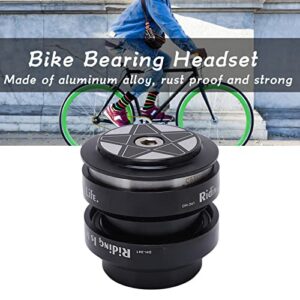 Road Bike Headset Bearings, Mountain Bike Headset Flexible Rotation Aluminum Alloy Material for 34mm Frame