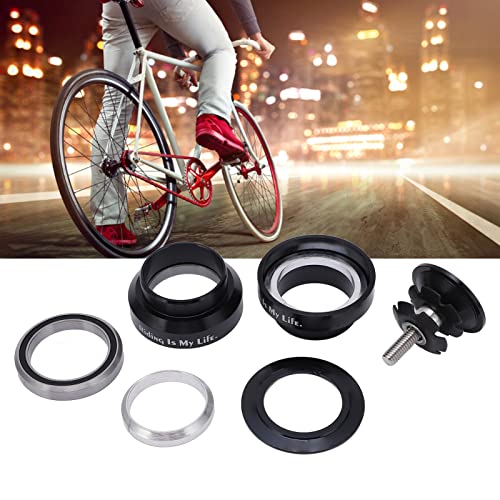 Road Bike Headset Bearings, Mountain Bike Headset Flexible Rotation Aluminum Alloy Material for 34mm Frame