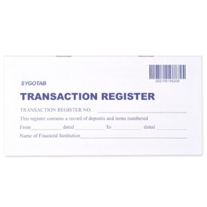 6PCS Check registers for Personal Checkbook, Upgrade Checkbook Register and transactions Ledgers.