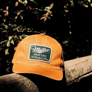 AMERICAN NEEDLE Miller High Life Beer Hepcat Adjustable Buckle Strap Baseball Dad Hat (43870A-MHL-LHAZ)