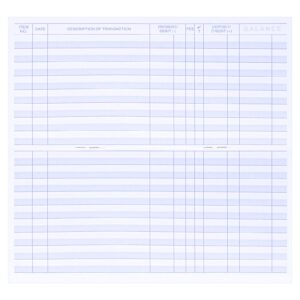 6PCS Check registers for Personal Checkbook, Upgrade Checkbook Register and transactions Ledgers.