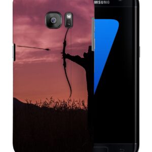 Archery Bow and Arrow in Sunset Phone CASE Cover for Samsung Galaxy S7 Edge