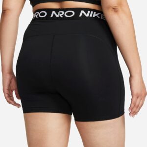 Nike Women's Pro 365 5 Inch Shorts, Black/White, Large