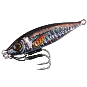 slow pitch jigs saltwater fishing lures fishing jigs 3d colors jigging lures glow offshore sinking metal jigs saltwater jigs with butterfly assist hooks for tuna kingfish saltwater fishing