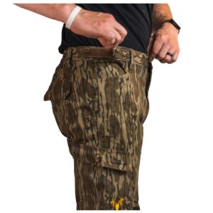 HOT SHOT Men’s Camo Performance Pant – MO Original Bottomlands Hunting Outdoor Apparel, X-Large