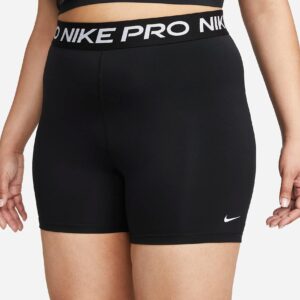 Nike Women's Pro 365 5 Inch Shorts, Black/White, Large