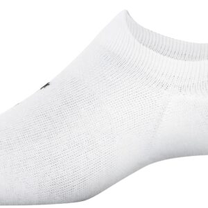 Under Armour Adult Essential Ultra Low Tab Socks, Multipairs, White 2 (3-Pairs), Large