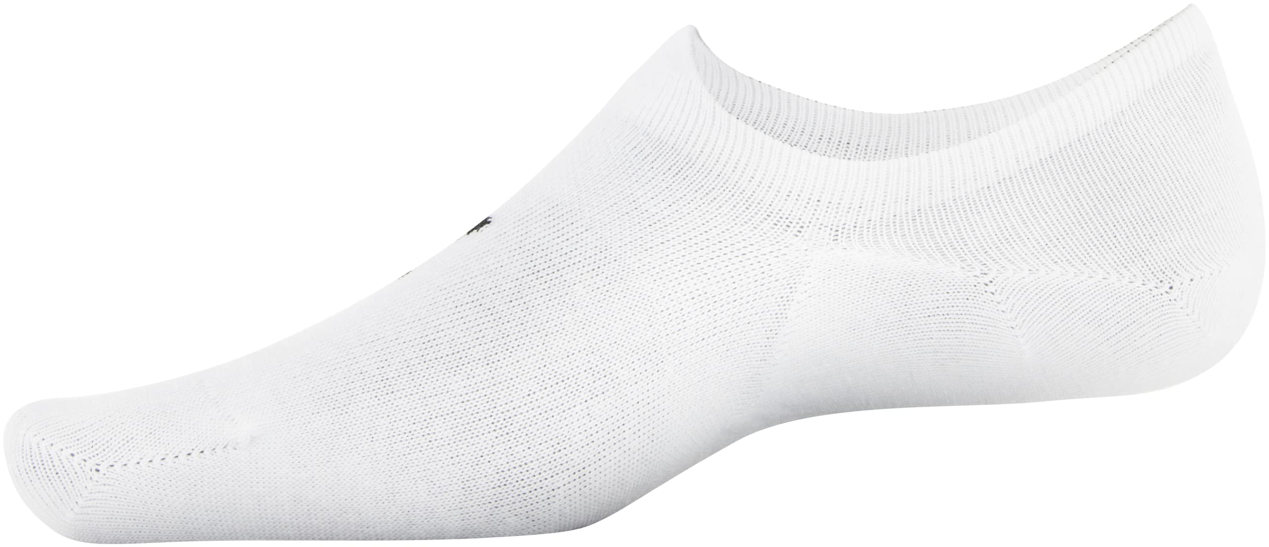 Under Armour Adult Essential Ultra Low Tab Socks, Multipairs, White 2 (3-Pairs), Large