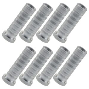 MEETOOT 12pcs Aluminum Carbon Fiber Arrowhead Insert Archery Base Inserts 6.2mm Archery Accessories