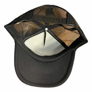 Ass Eating Champion Snapback Trucker Hat for Men or Women, Vintage Fit with Funny Novelty Graphic, Black Custom Mesh Cap