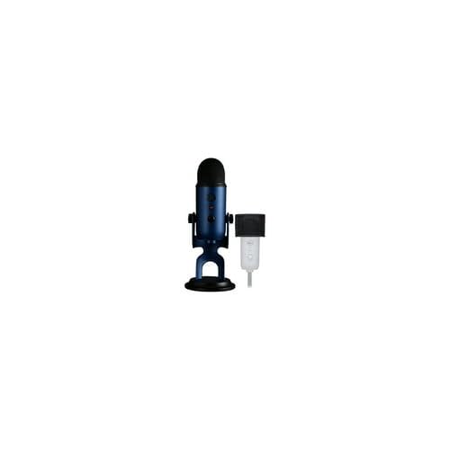 Blue Microphones Yeti USB Microphone (Midnight Blue) Bundle with Knox Gear Pop Filter (Large) (2 Items)