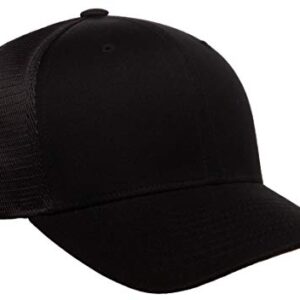 Flexfit Men's 110 Mesh Cap, Black, XX-Large