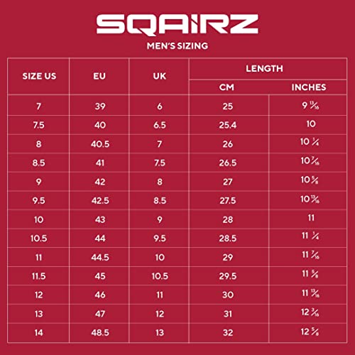 SQAIRZ Speed Men's Athletic Golf Shoes, Golf Shoes, Designed for Balance & Performance, Replaceable Spikes, Waterproof, Golf Shoes Men with Spikes, Mens Golf Shoes, Golf Footwear White/Navy