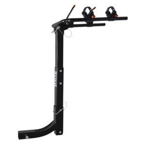 HTTMT- 2 Bike Rack Bicycle Carrier Hitch Mount w/ 2" Receiver for Car Truck SUV Transport [P/N:ET-TOOL045-A-BLACK]