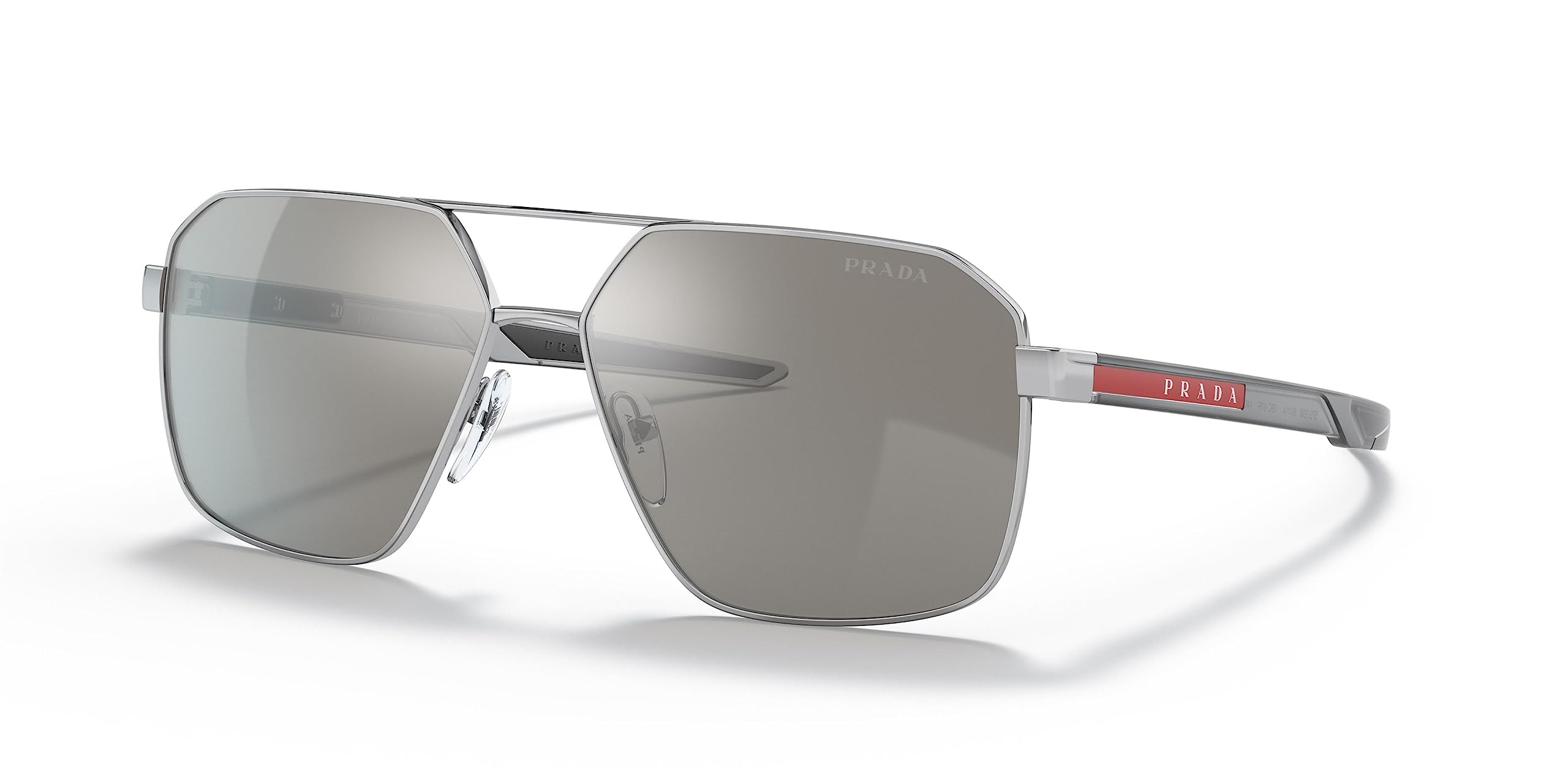 Sunglasses Prada Linea Rossa PS 55 WS 1BC07F Silver