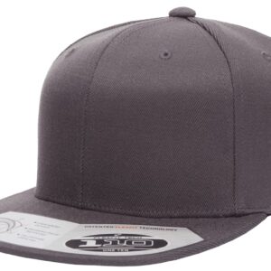 Flexfit Men's 110 Classic Snapback, Dark Grey, XX-Large