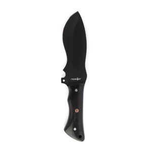 Perkin Hunting Knife With with Leather Sheath Tracker Knife Full Tang Fixed Blade Knife - BLK Tracker