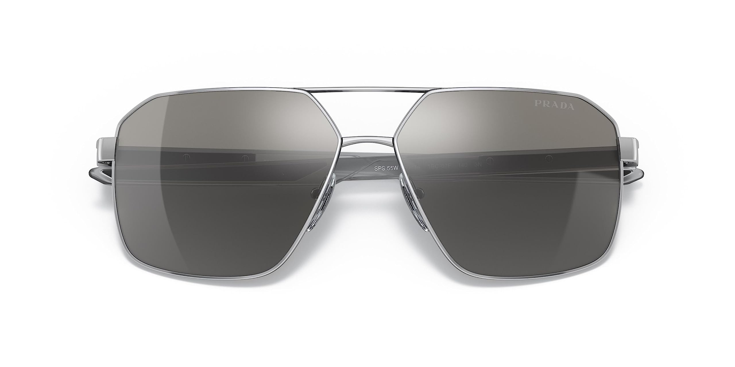 Sunglasses Prada Linea Rossa PS 55 WS 1BC07F Silver