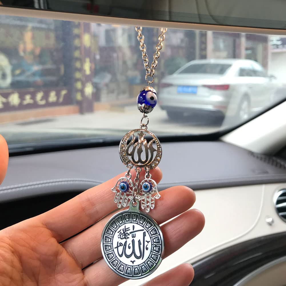 Islam Muslim Allah Hamsa Hand of Fatima Turkey Evil Eye car Pendant car Hanging