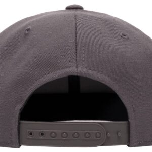 Flexfit Men's 110 Classic Snapback, Dark Grey, XX-Large