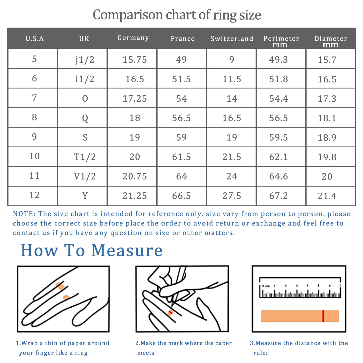 Velamnia Statement Ring for Women Pear-shaped Water-Drop Adjustable Cubic Zirconia Engagement Wedding Band Rings Eternity Ring #6-10# (White)